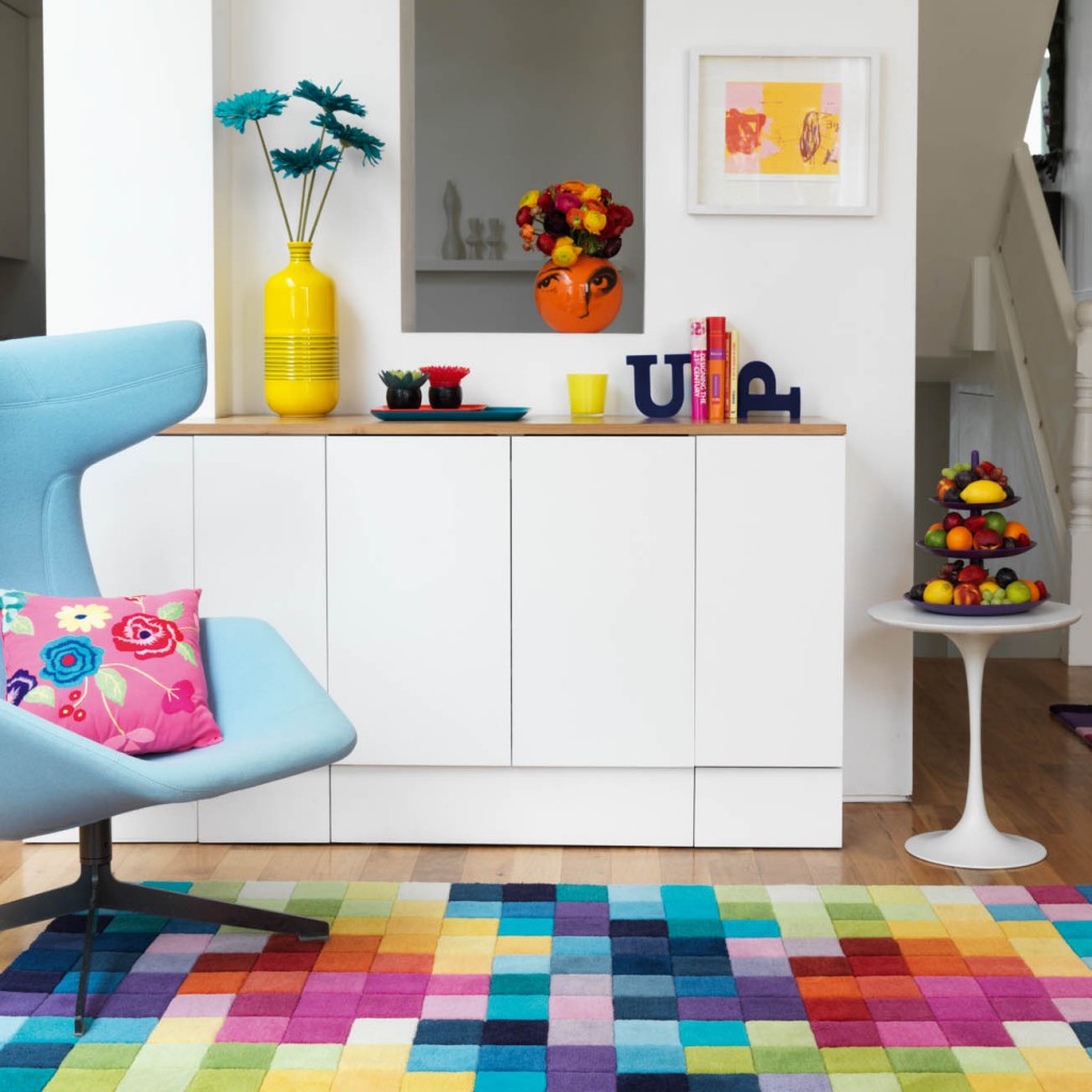 Interior Design Ideas 2016 the finer details complete this small space Funk Rugs - Multi Coloured Pure Wool