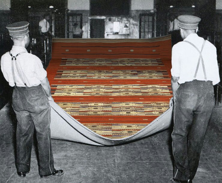the red carpet used for president james monroe