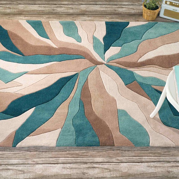 infinite splinter teal rug part of a rug competition giveaway