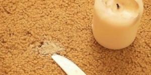 candle wax on rug - rug care guide
