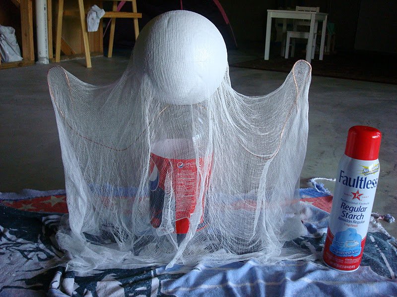 cheesecloth bottle wire ghost