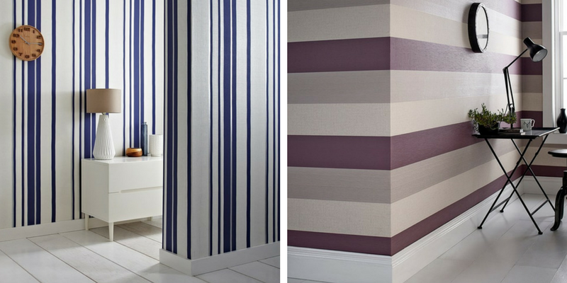 stripes trend horizontal and vertical wallpaper striped interiors