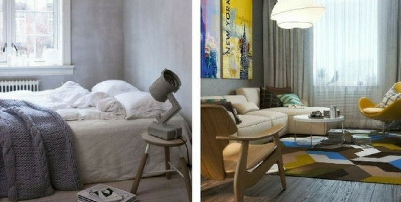 concrete furniture a concrete inspired bedroom and a concrete wall modern living room