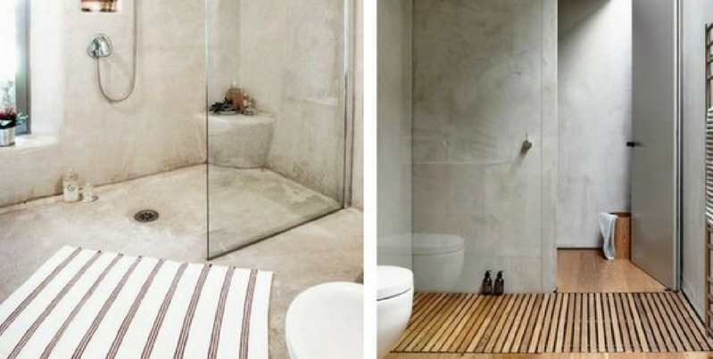 concrete furniture concrete bathrooms with transparent shower glass