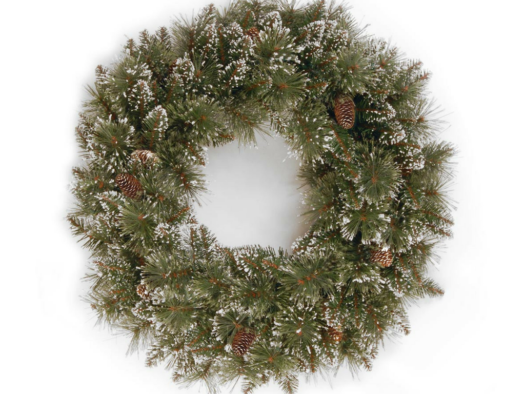 Christmas woodland wreath