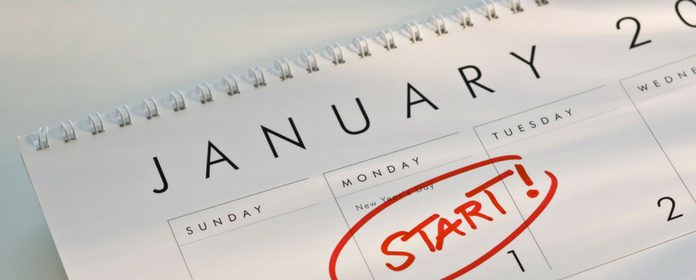 new years resolutions calendar