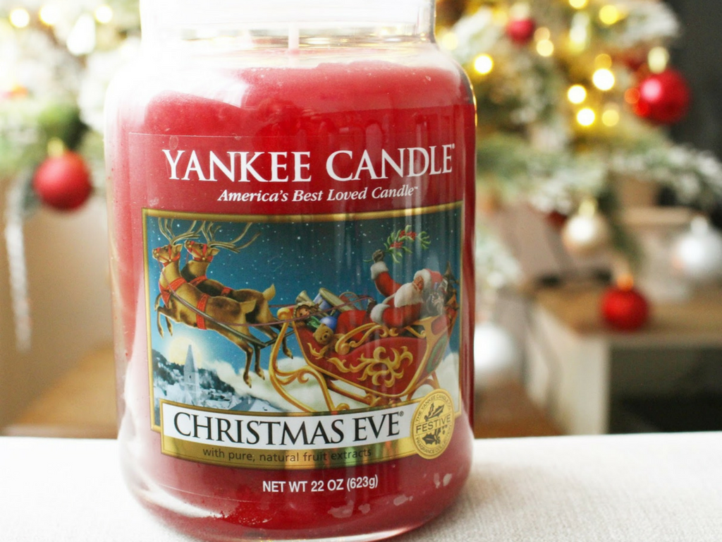 Christmas eve scented yankee candle