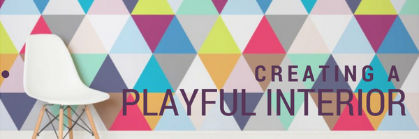 creating a playful interior title banner