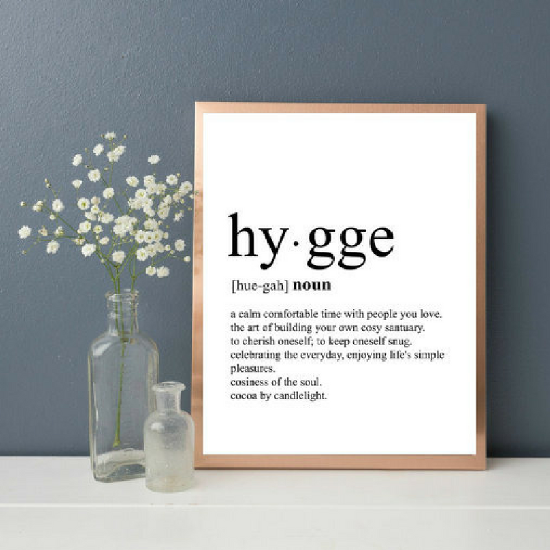 Lagom wall art hygge meaning