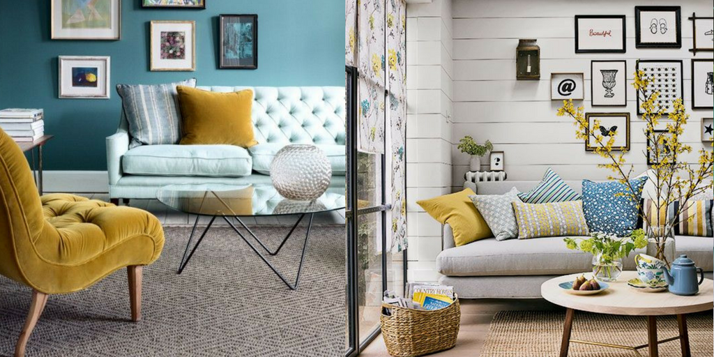 summer hottest interior trends yellow and blue colour trends