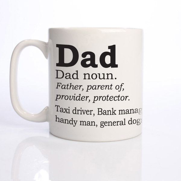 dad mug with father's day definition
