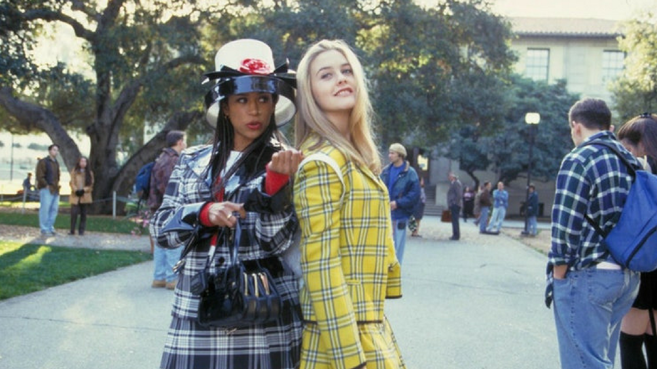 clueless' cher and dion wearing plaid clothing
