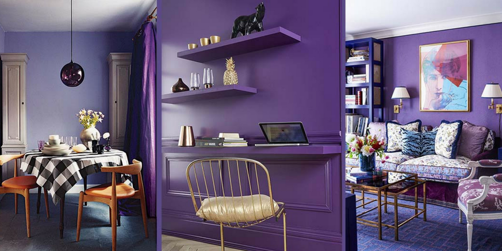 Ultra Violet Pantone Colour of the Year Home Interior Design