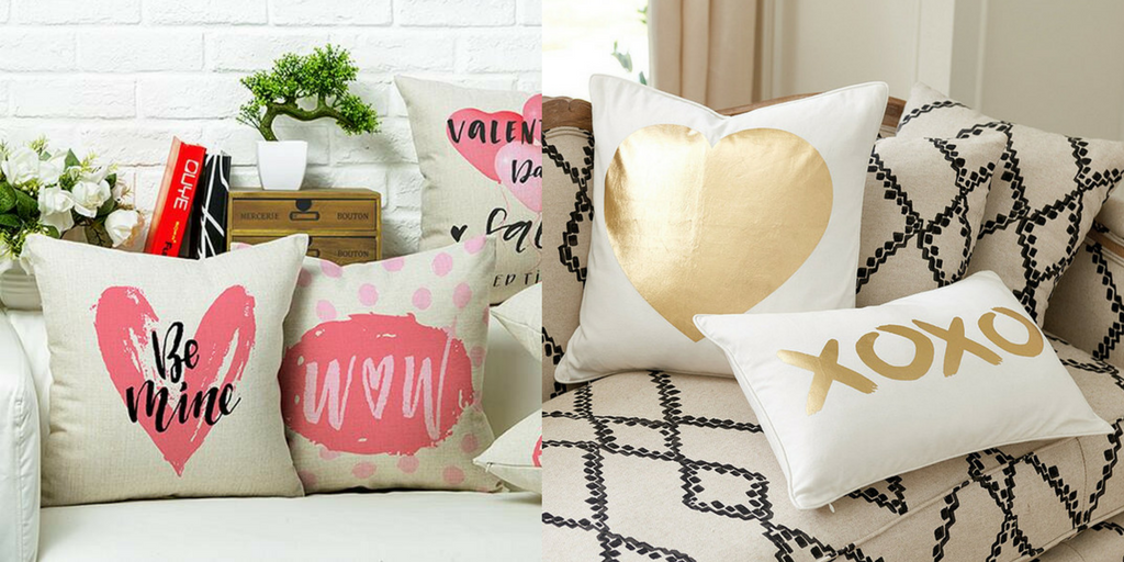 Valentine's Day comfy pillows 