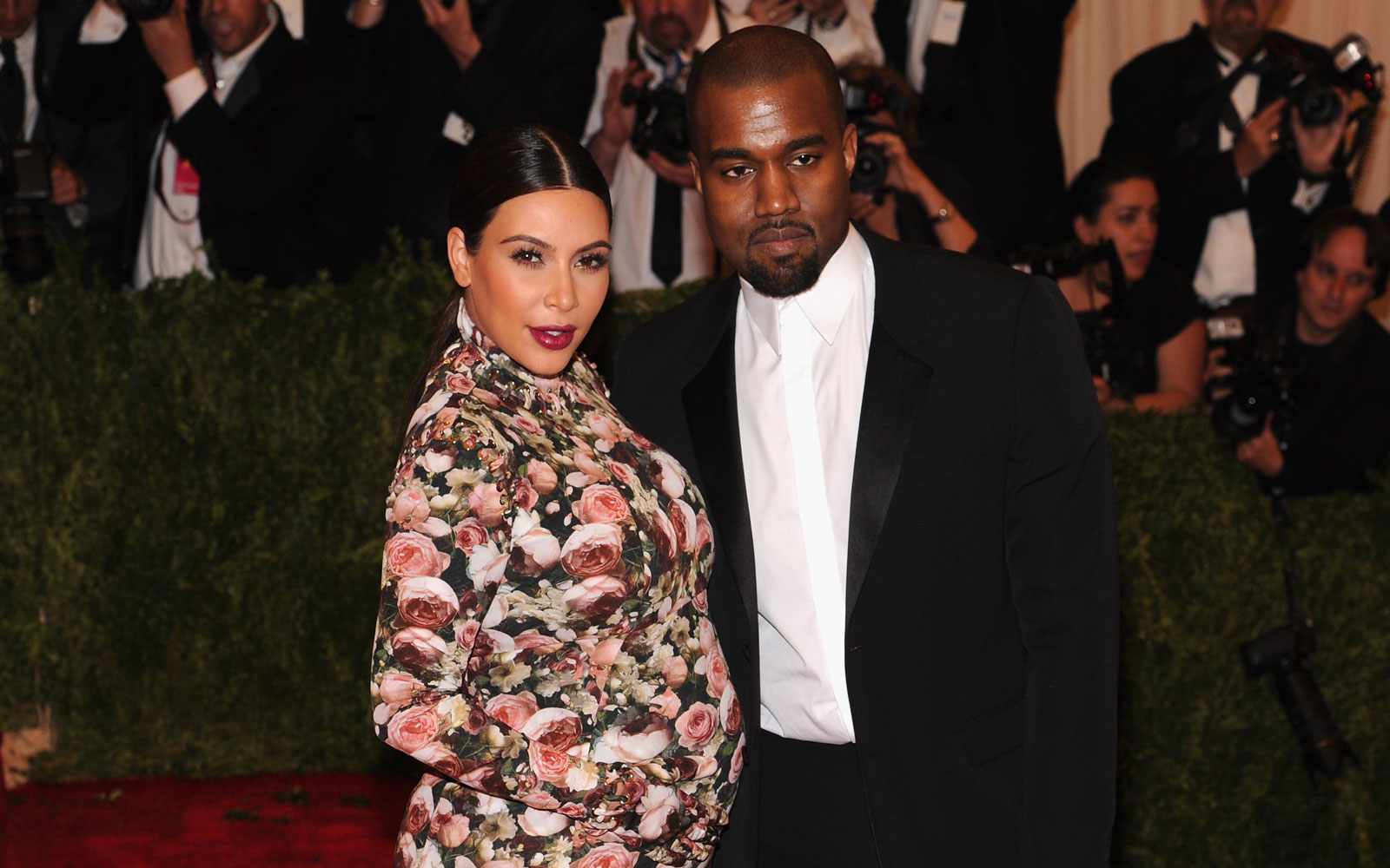 Kim Kardashian's Floral Dress