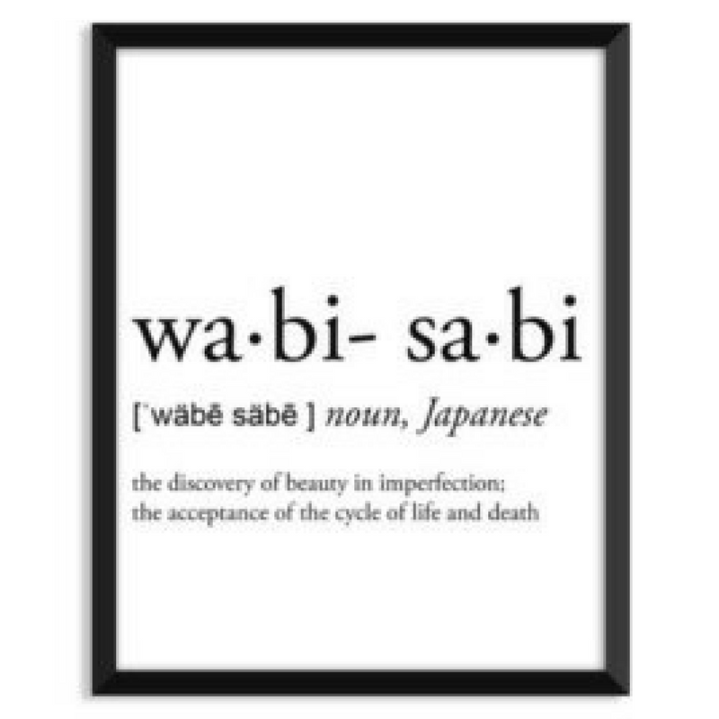 wabi-sabi japanese concept of imperfections