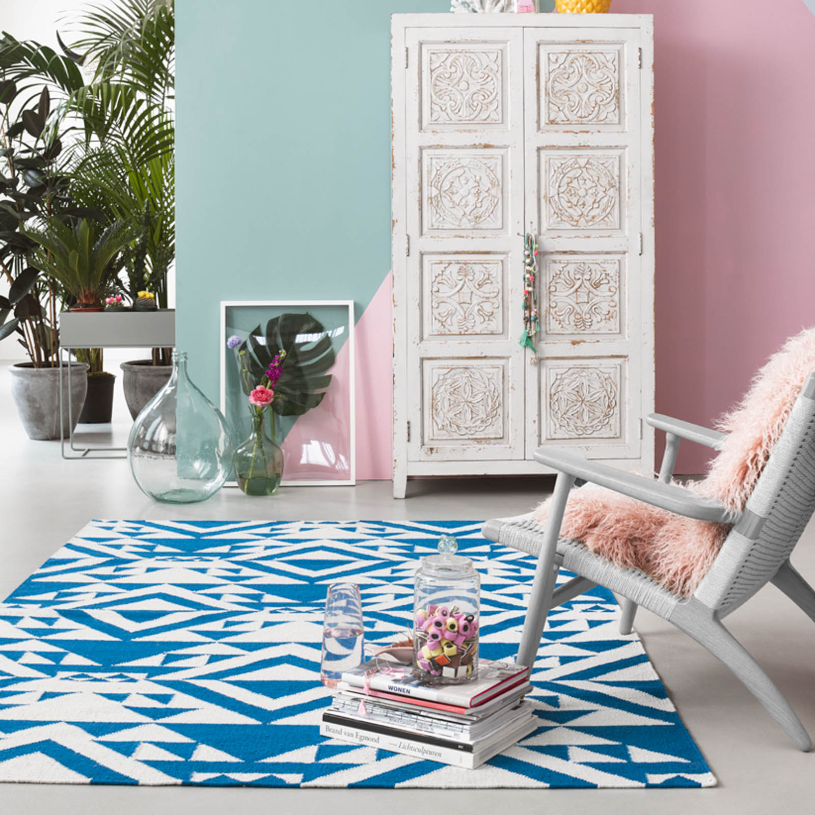 Blue Mellow rugs 004 12 by Accessorize Home