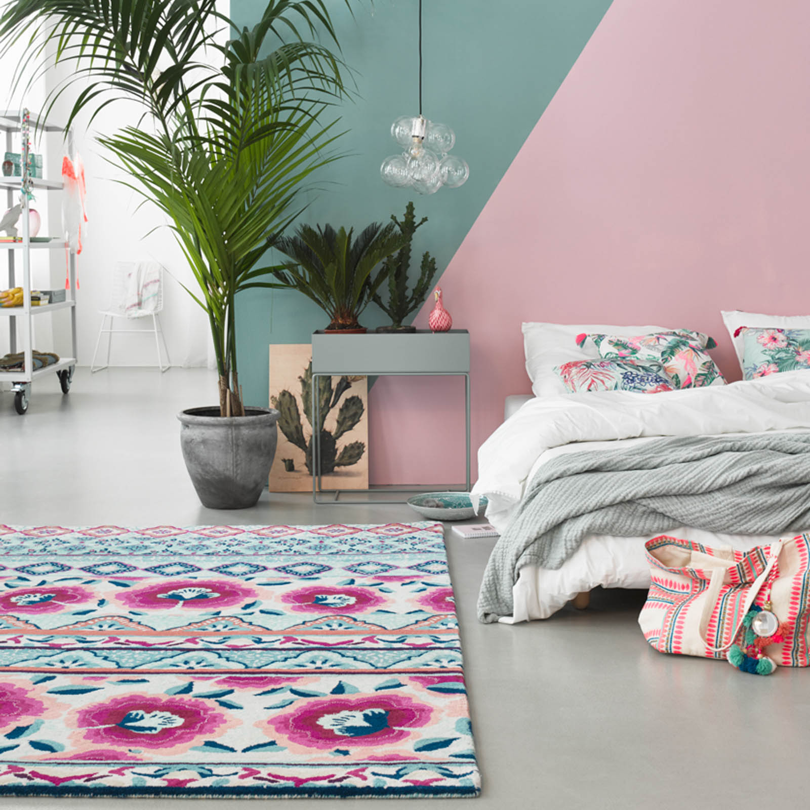 Pink Poppy rugs 005 10 by Accessorize Home