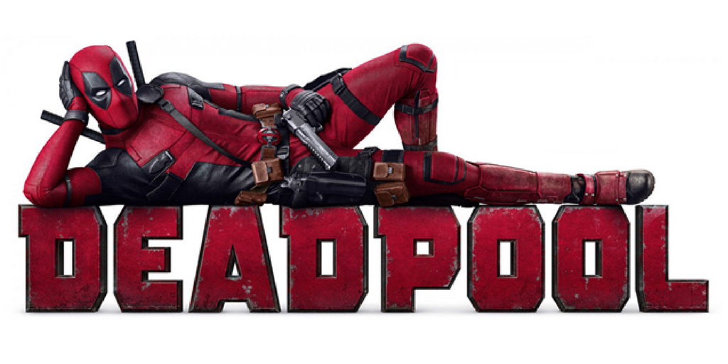 Deadpool Laying On His Name Banner Image