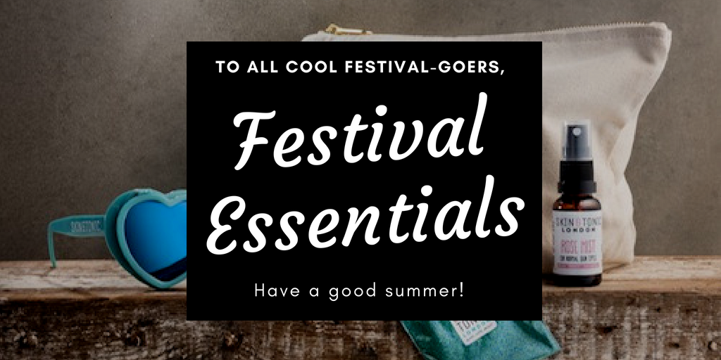 festival essential packing list banner image