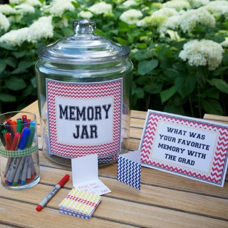 Graduation Memory Jar with Thoughtful Messages Inside