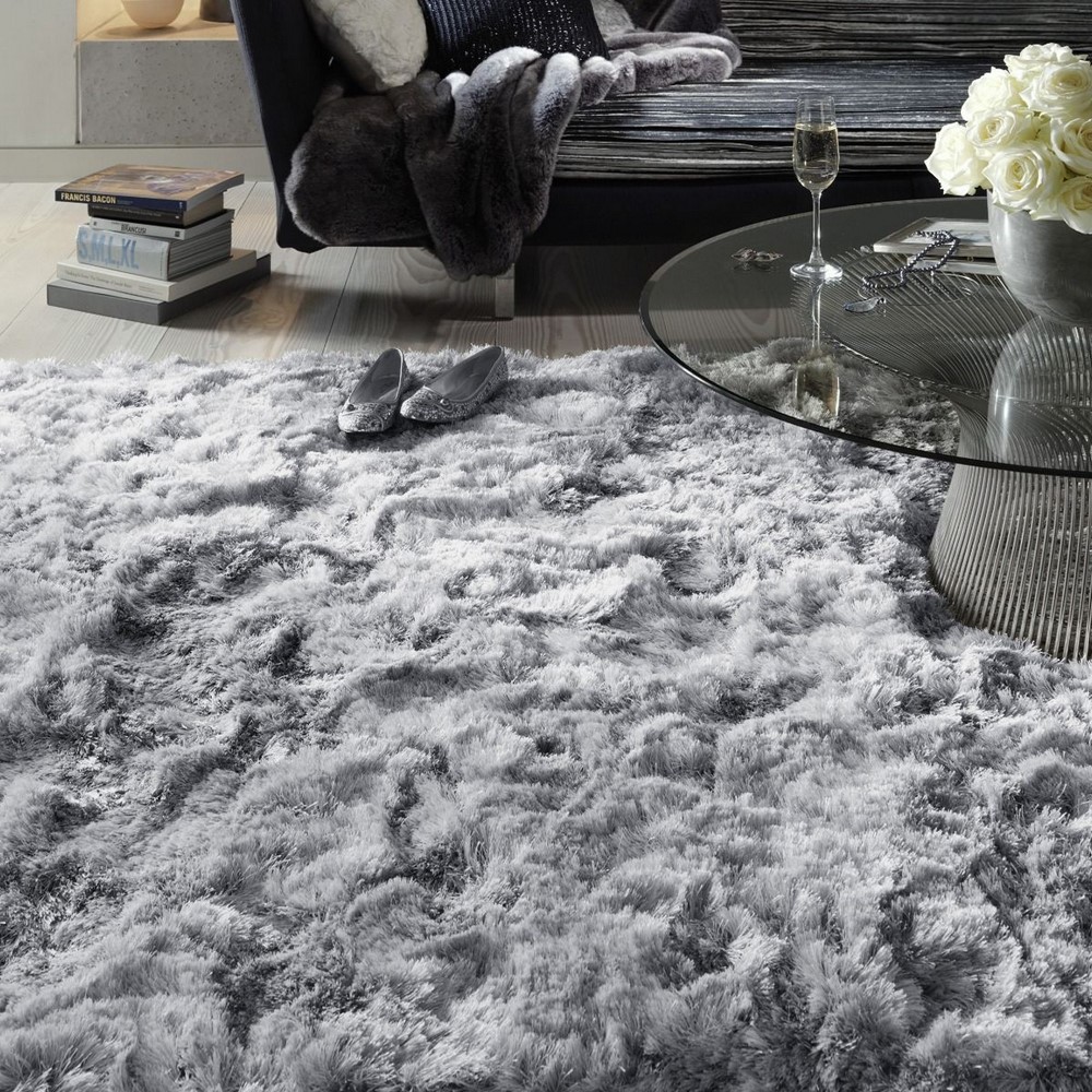 Mrs Hinch Home: Mrs Hinch's Rug, Plush Rug in Silver