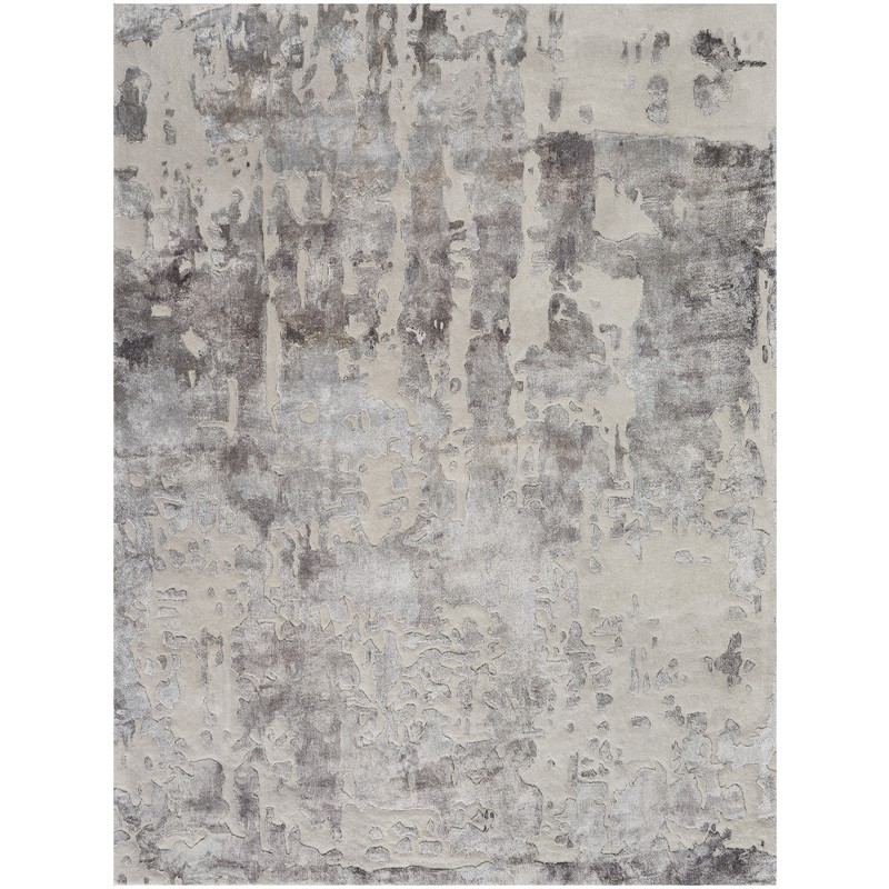 Prismatic Modern Abstract Rugs in PRS12 Charcoal Grey by Nourison