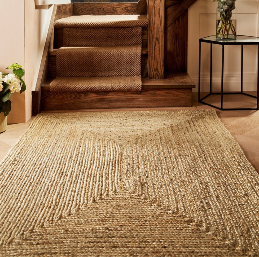 An image of a Jute Braid Stitched Rug